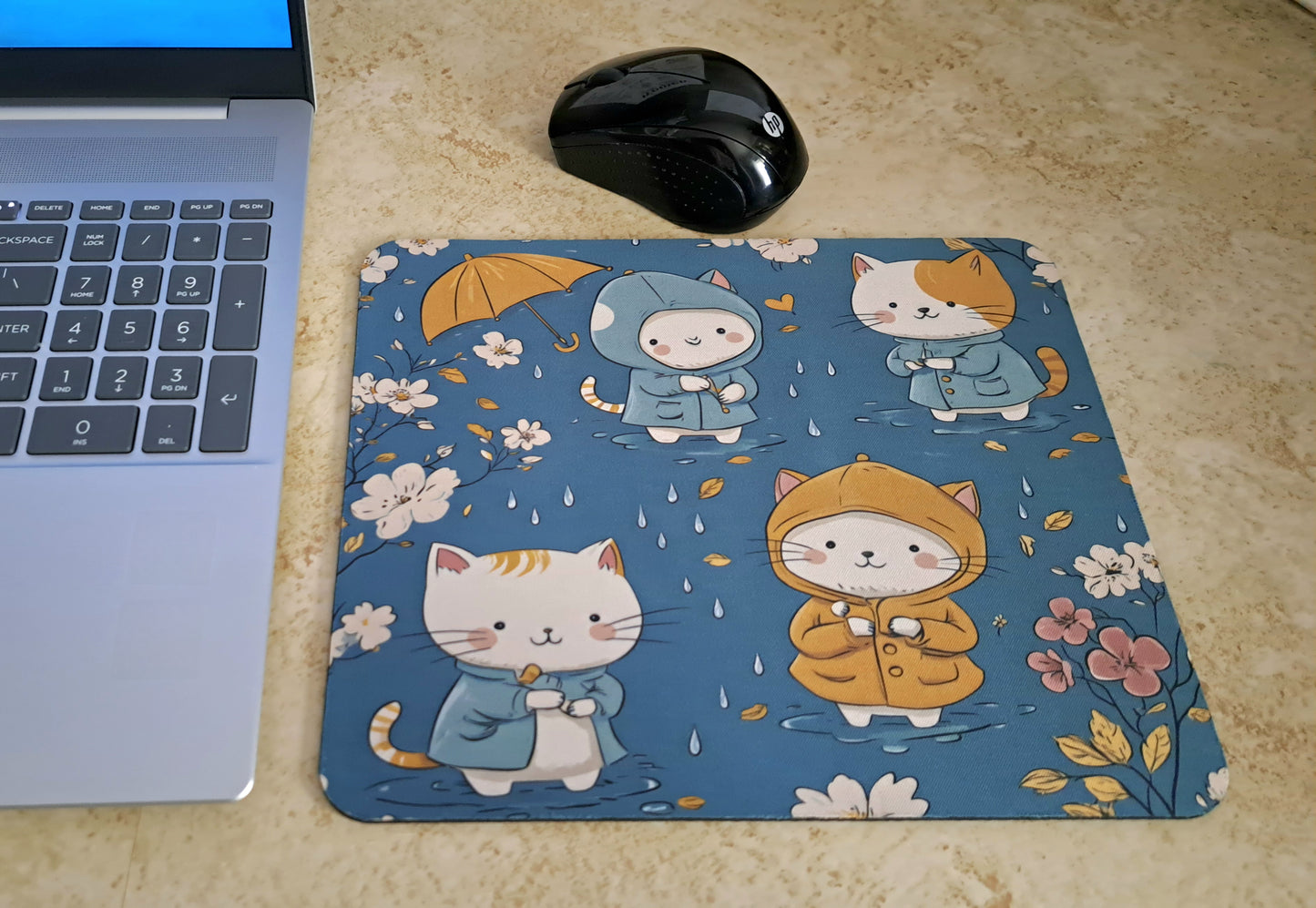 Rainy Day Cats Neoprene Pad