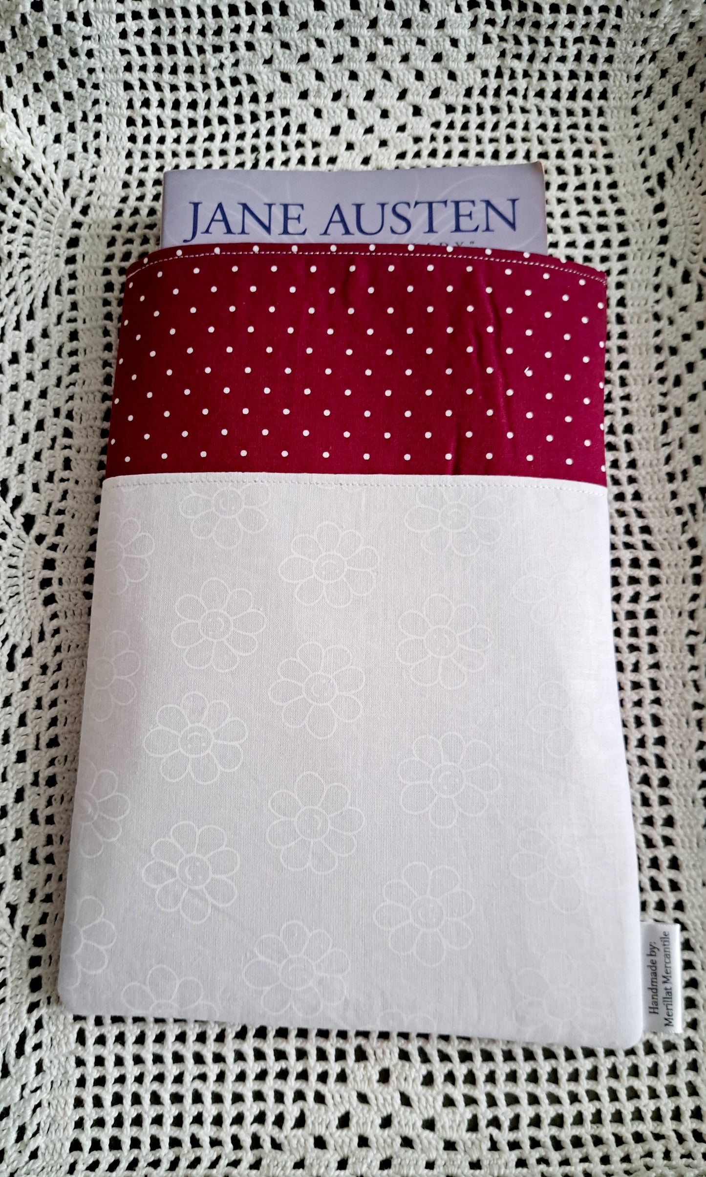 Kindle-Book-Tablet Sleeve Dots, Daisy & Roses