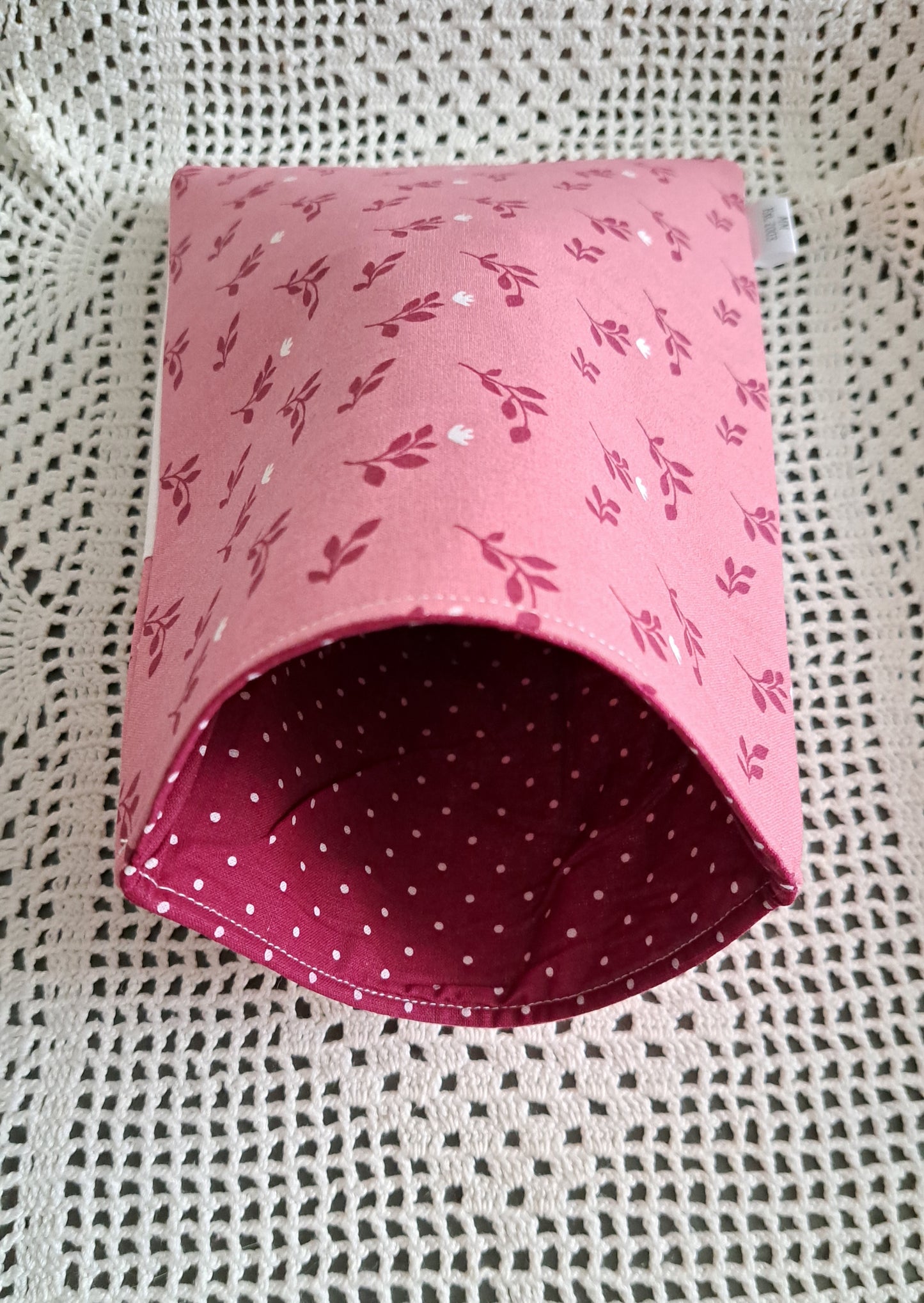 Kindle-Book-Tablet Sleeve Rose, Daisy & Dots
