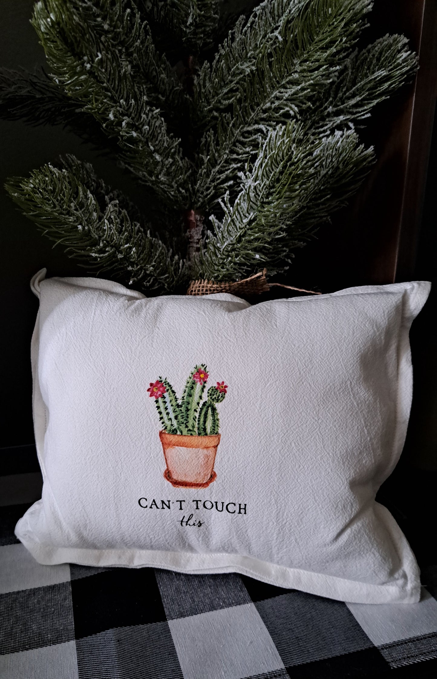 Throw Pillow-Can't Touch This