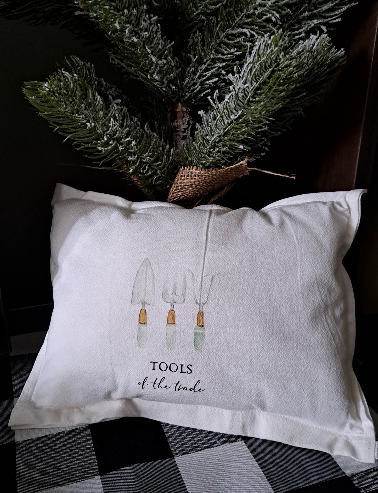 Throw Pillow-Tools Of The Trade