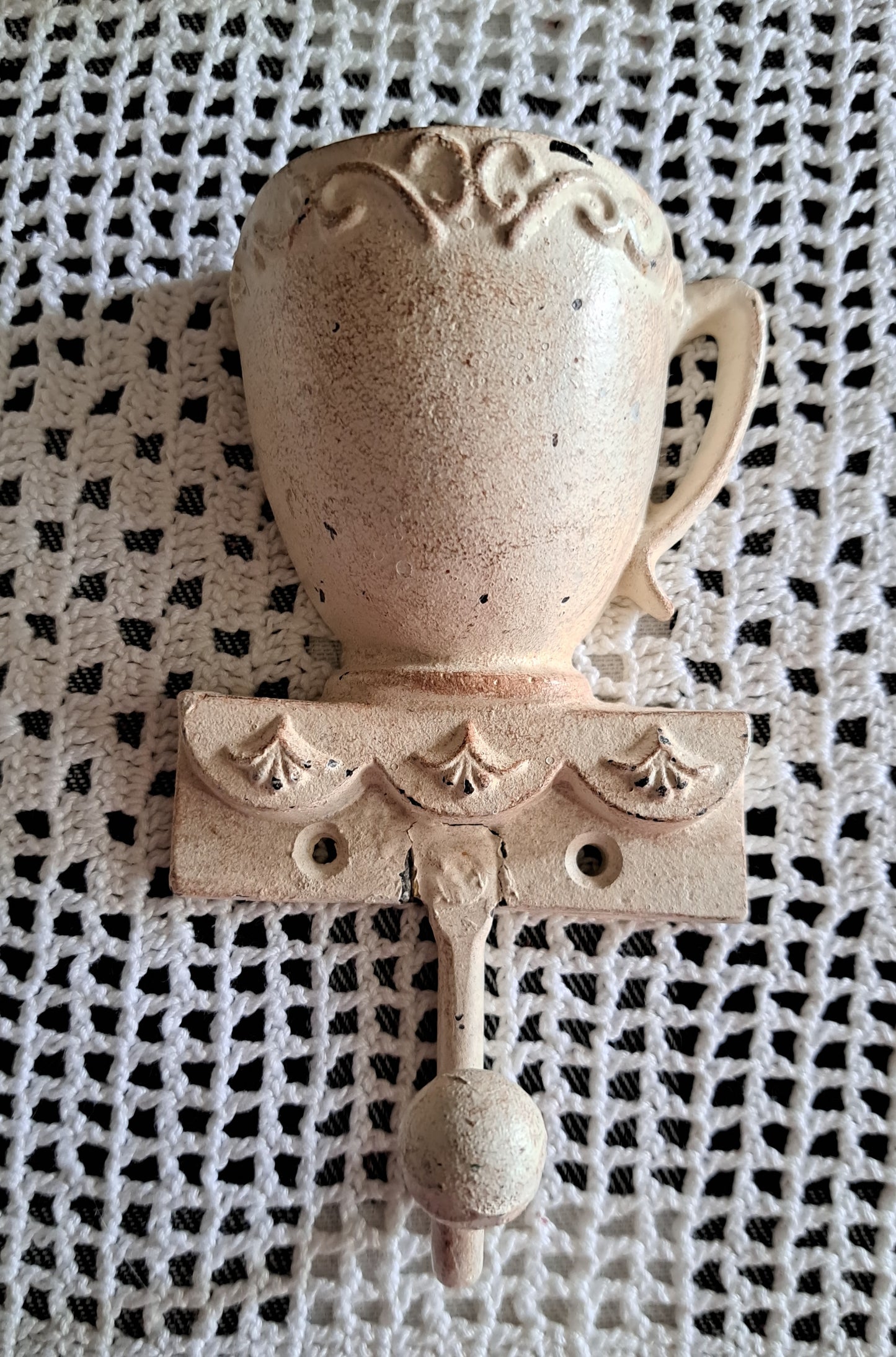 Cast Iron Tea Cup Wall Hooks