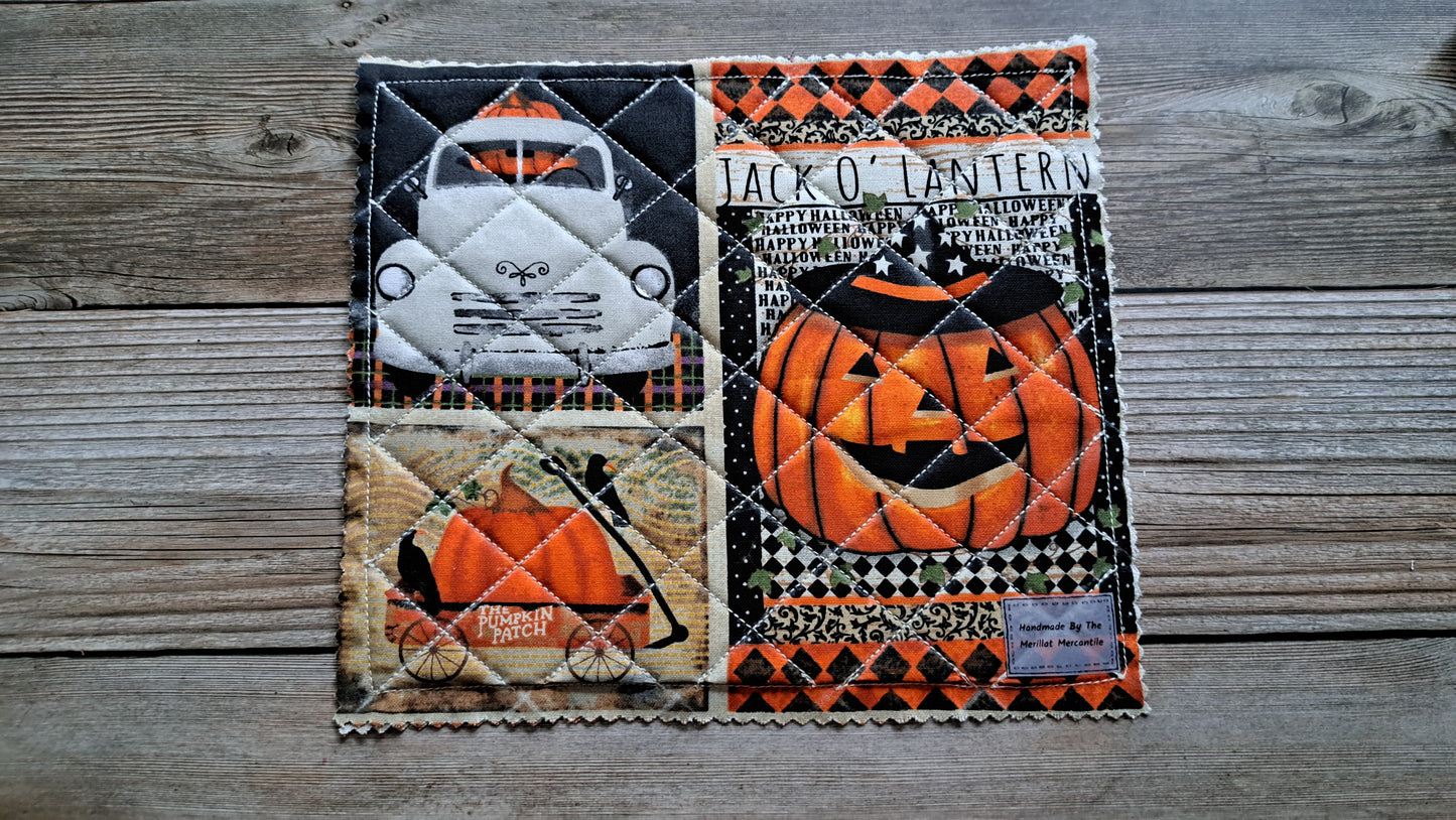 Jack-O-Lantern Cup Rug