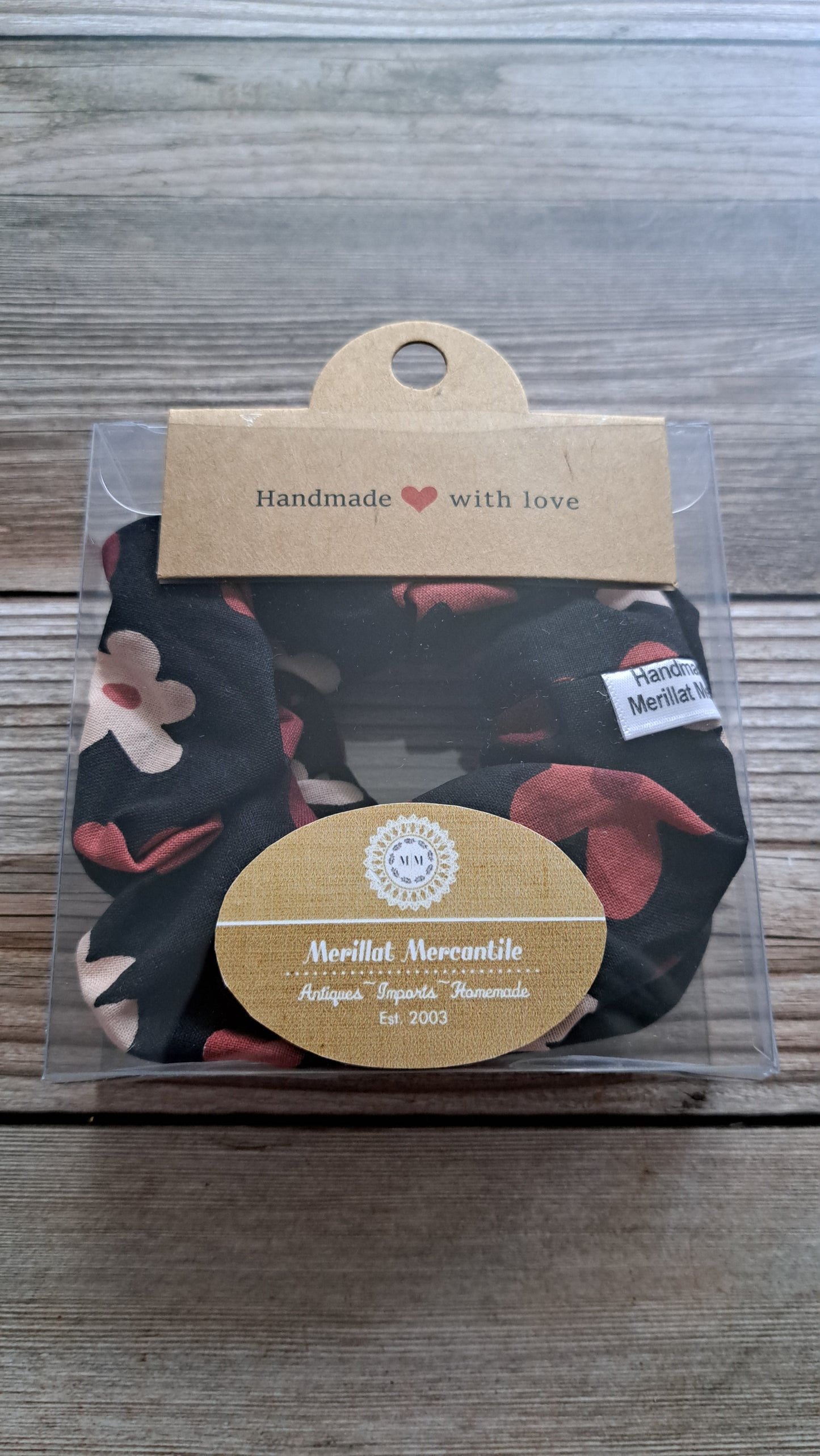 Autumnal Floral Scrunchie Set of 2