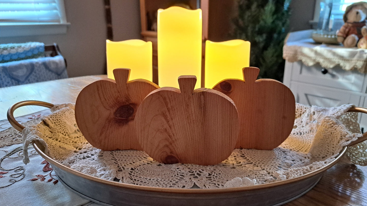 Reclaimed Cedar Wood Pumpkin