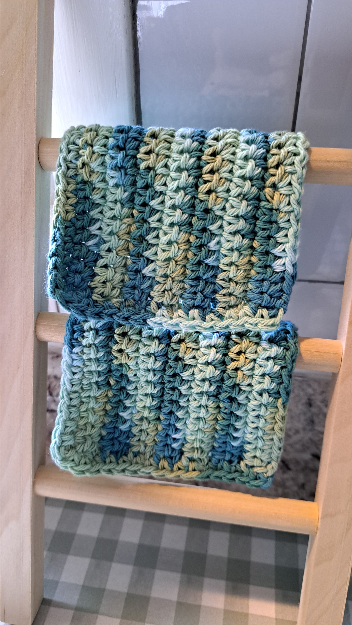 Crochet Dish Cloths (Mermaid)