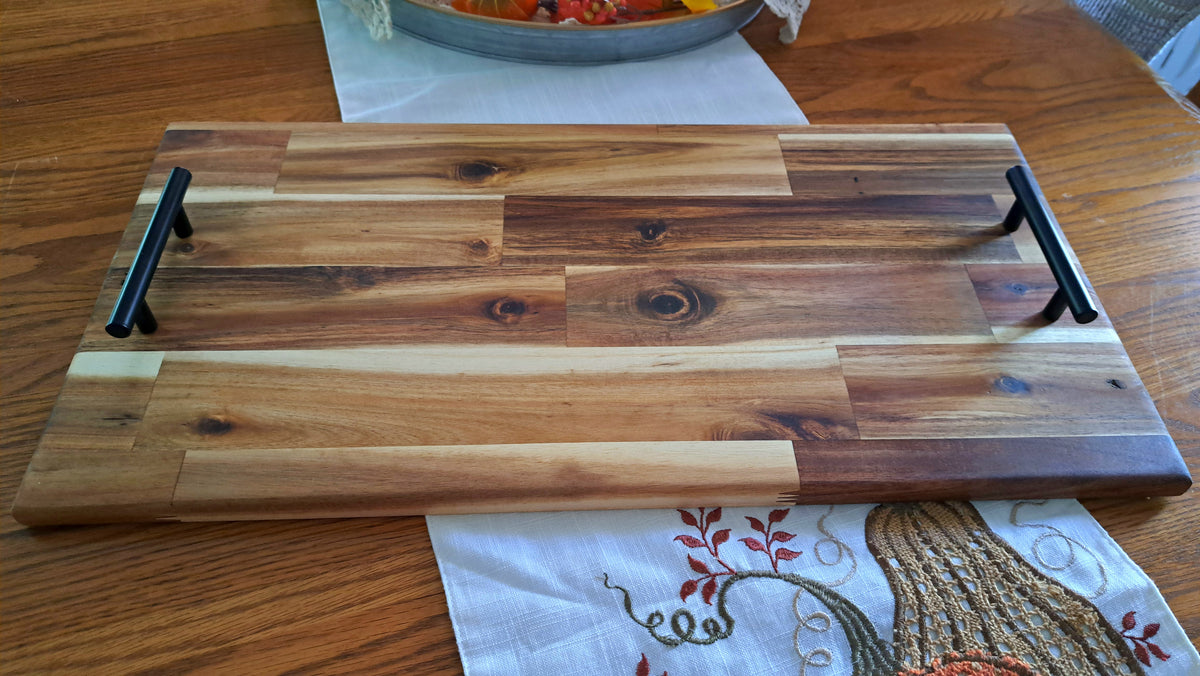 Acacia Wood Serving Tray (Rectangle)