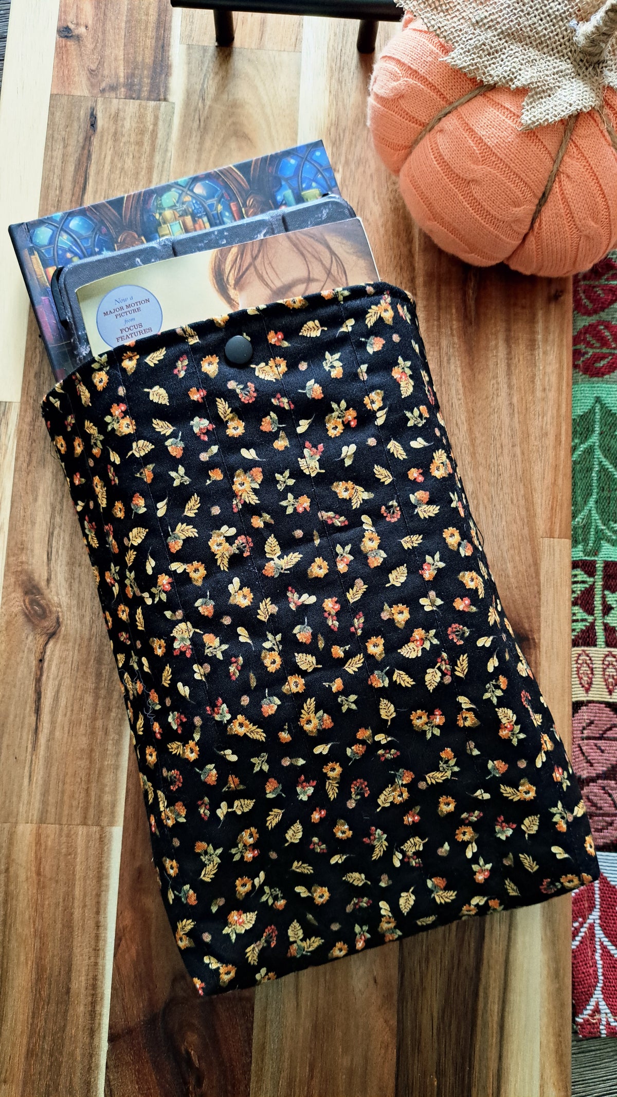 Kindle-Book-Tablet Pouch - Autumn Floral