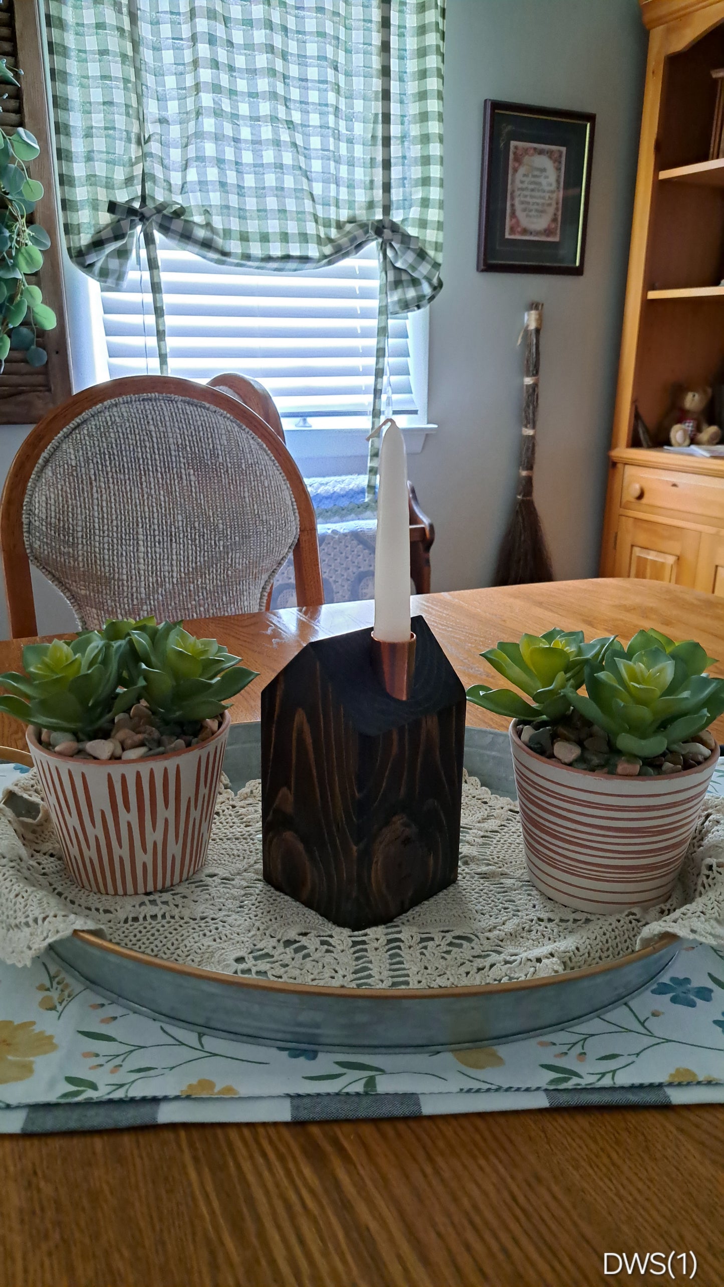 Copper Chimney Candle Cottage Dark Walnut DWS1