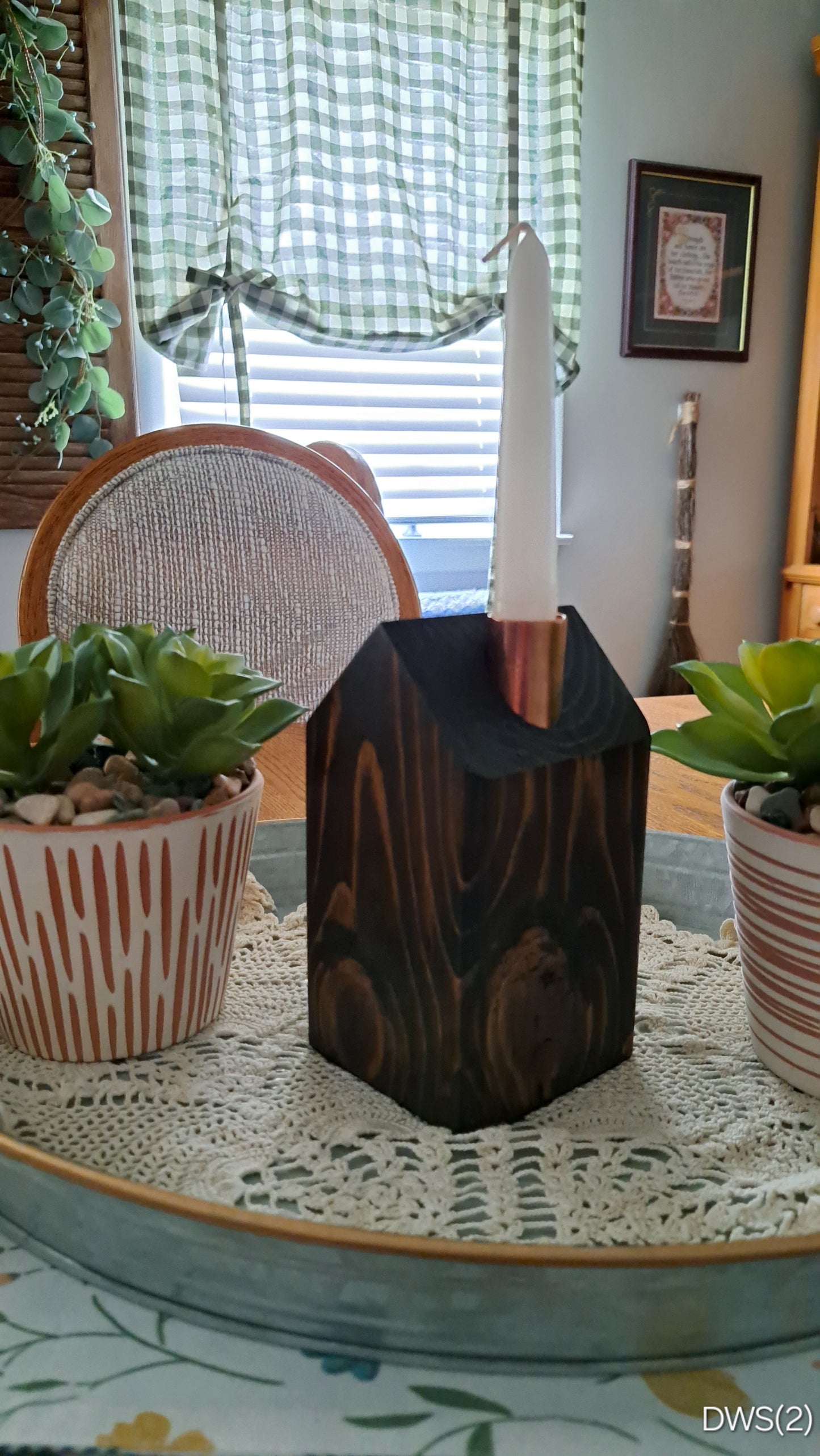 Copper Chimney Candle Cottage Dark Walnut DWS1