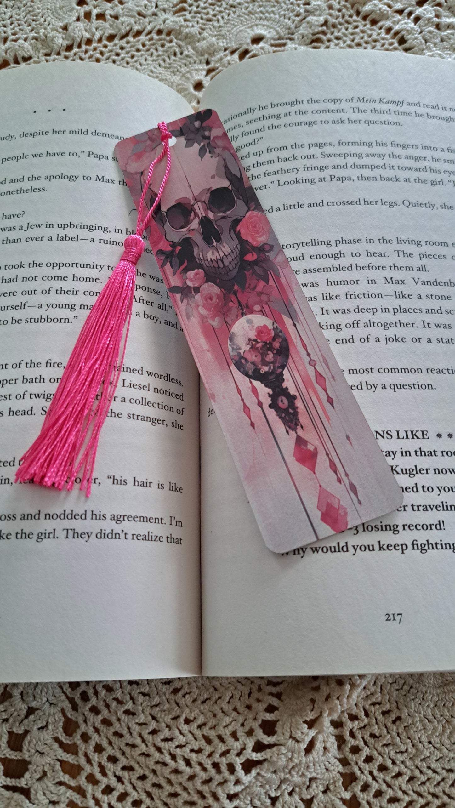 Metal Dark Romance Bookmark #8
