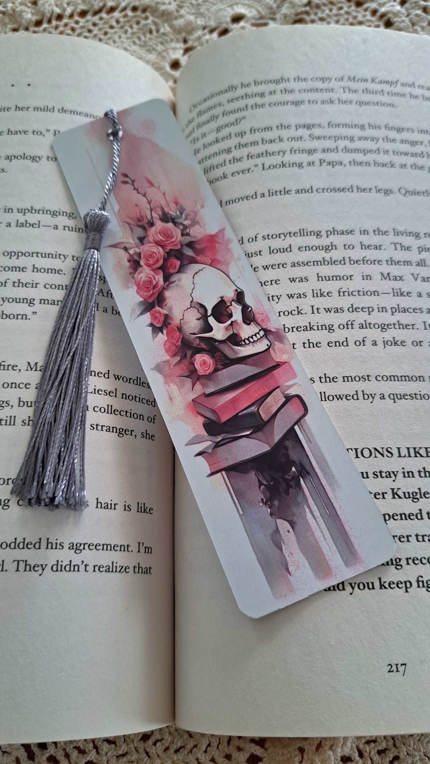 Metal Dark Romance Bookmark #9