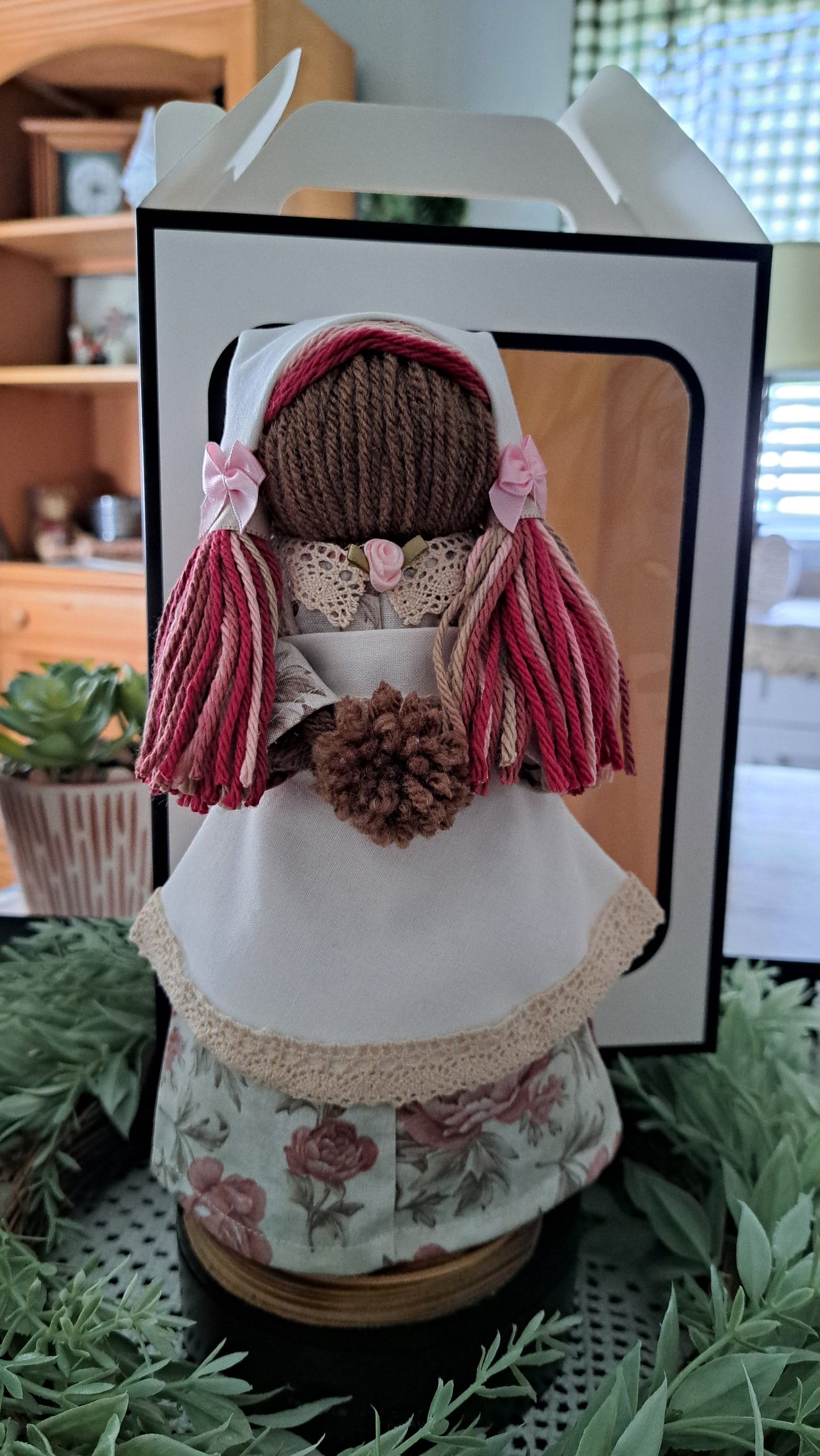 Handmade Yarn Doll Lizzy