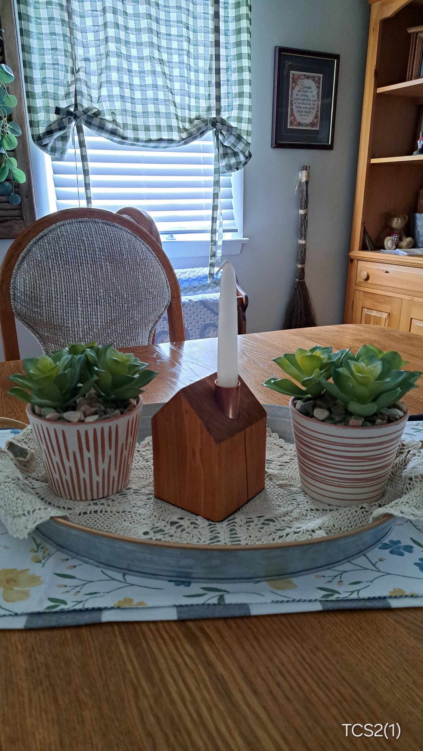 Copper Chimney Candle Cottage Traditional Cherry TCS2
