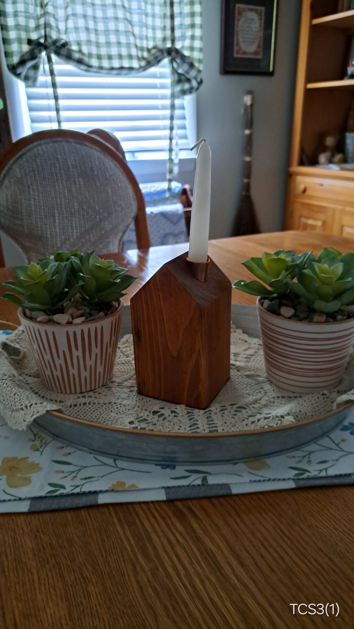 Copper Chimney Candle Cottage Traditional Cherry TCS3