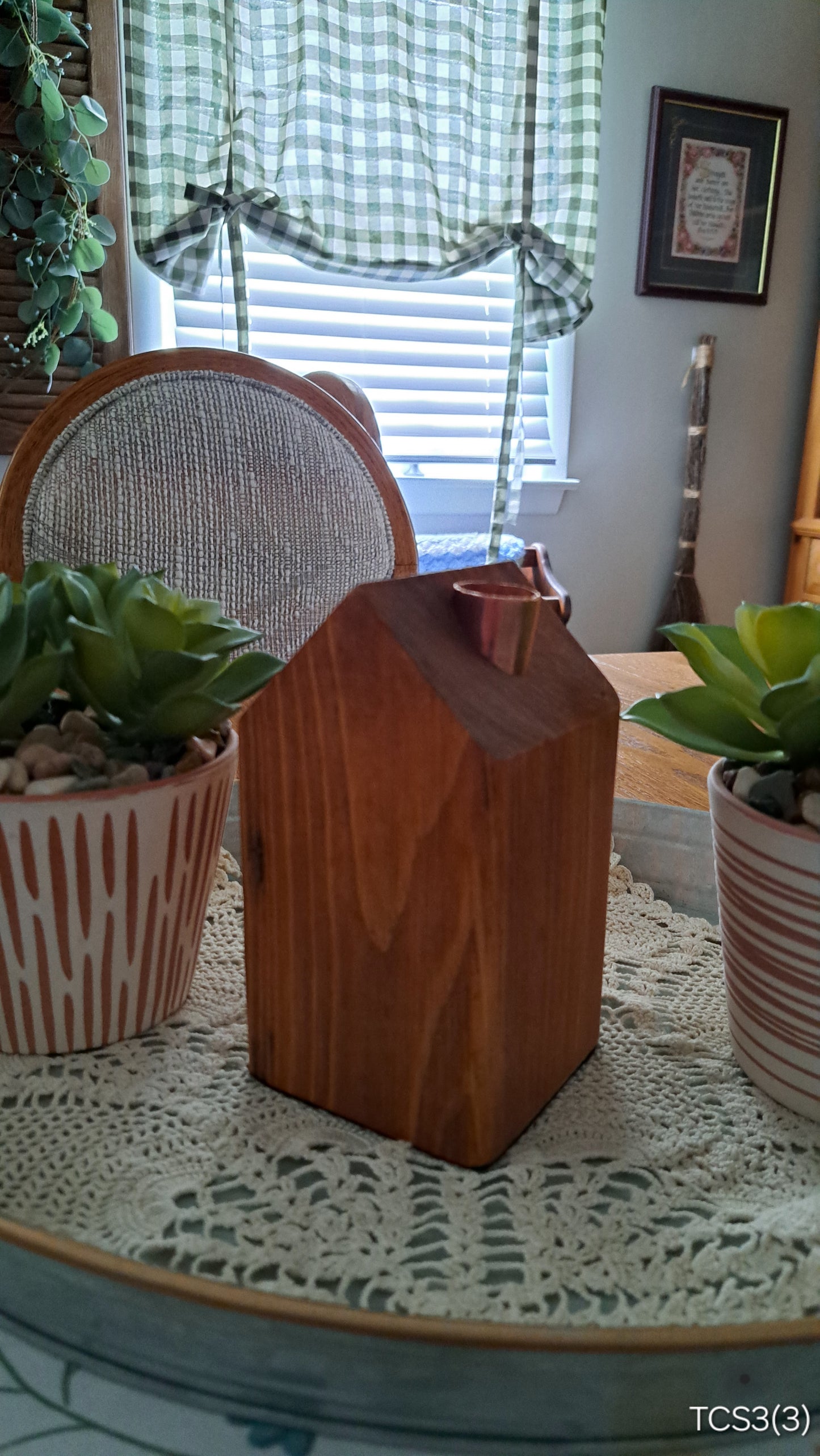 Copper Chimney Candle Cottage Traditional Cherry TCS3