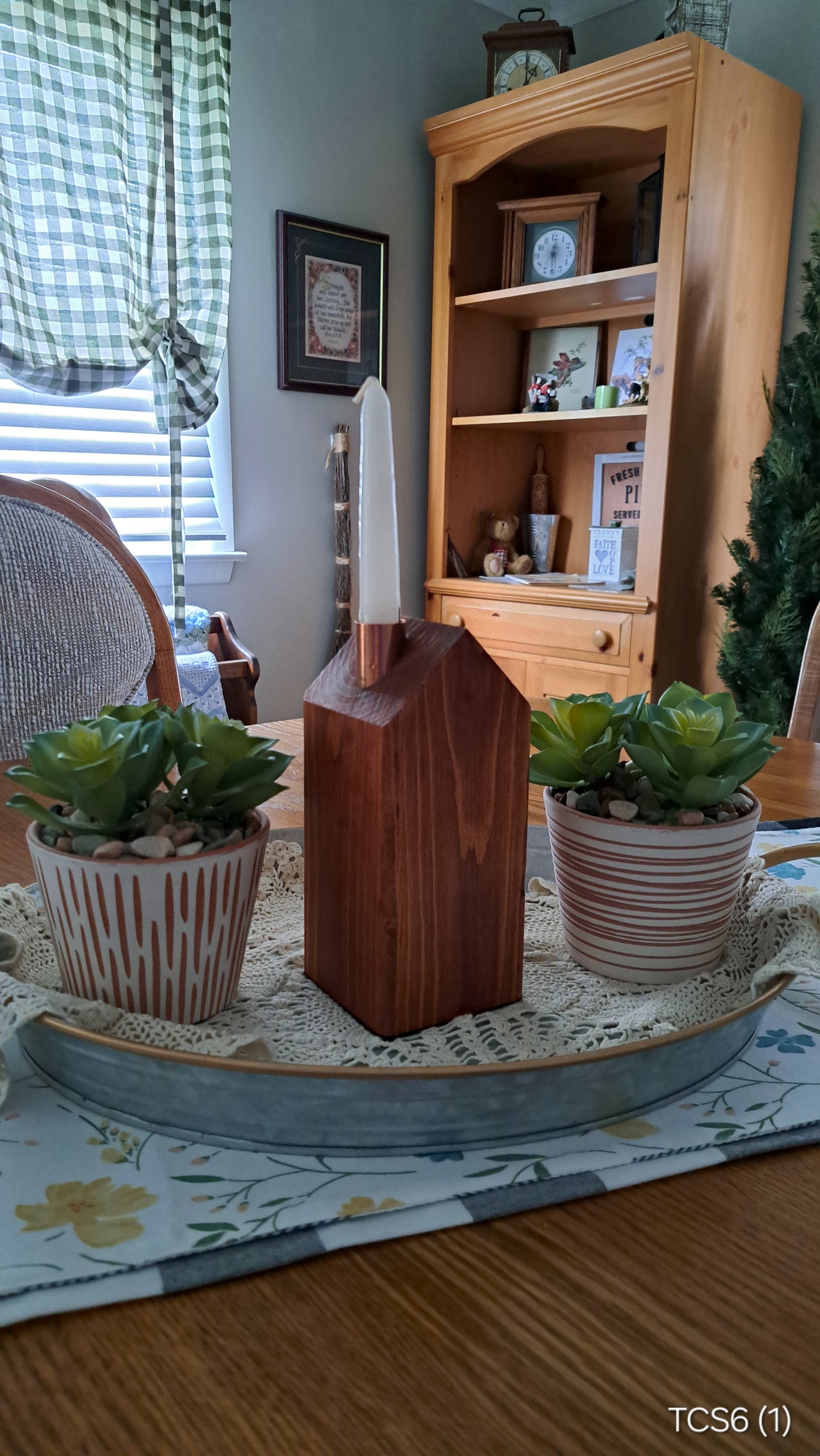 Copper Chimney Candle Cottage Traditional Cherry TCS6