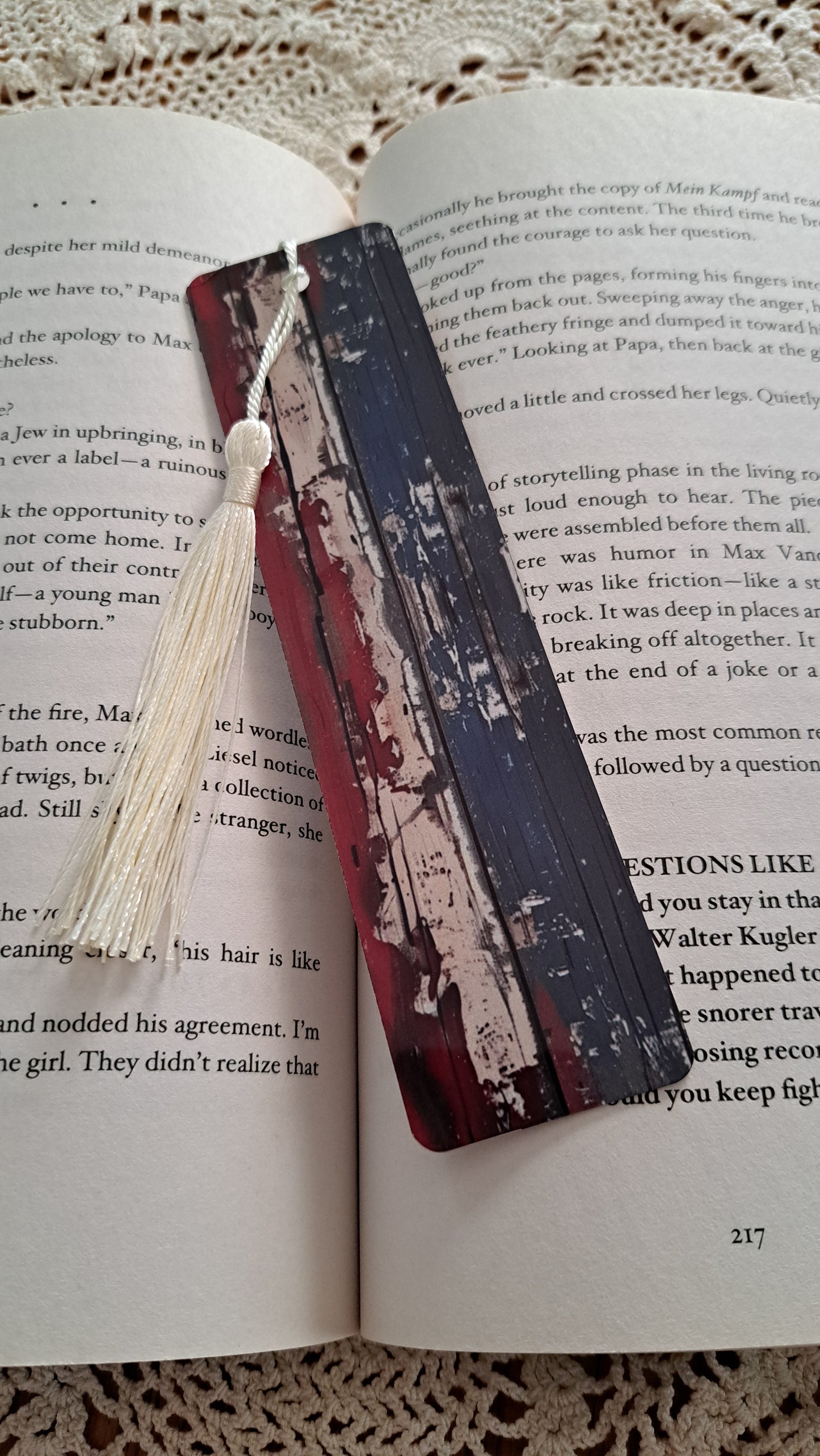 Metal American Flag Bookmark #8