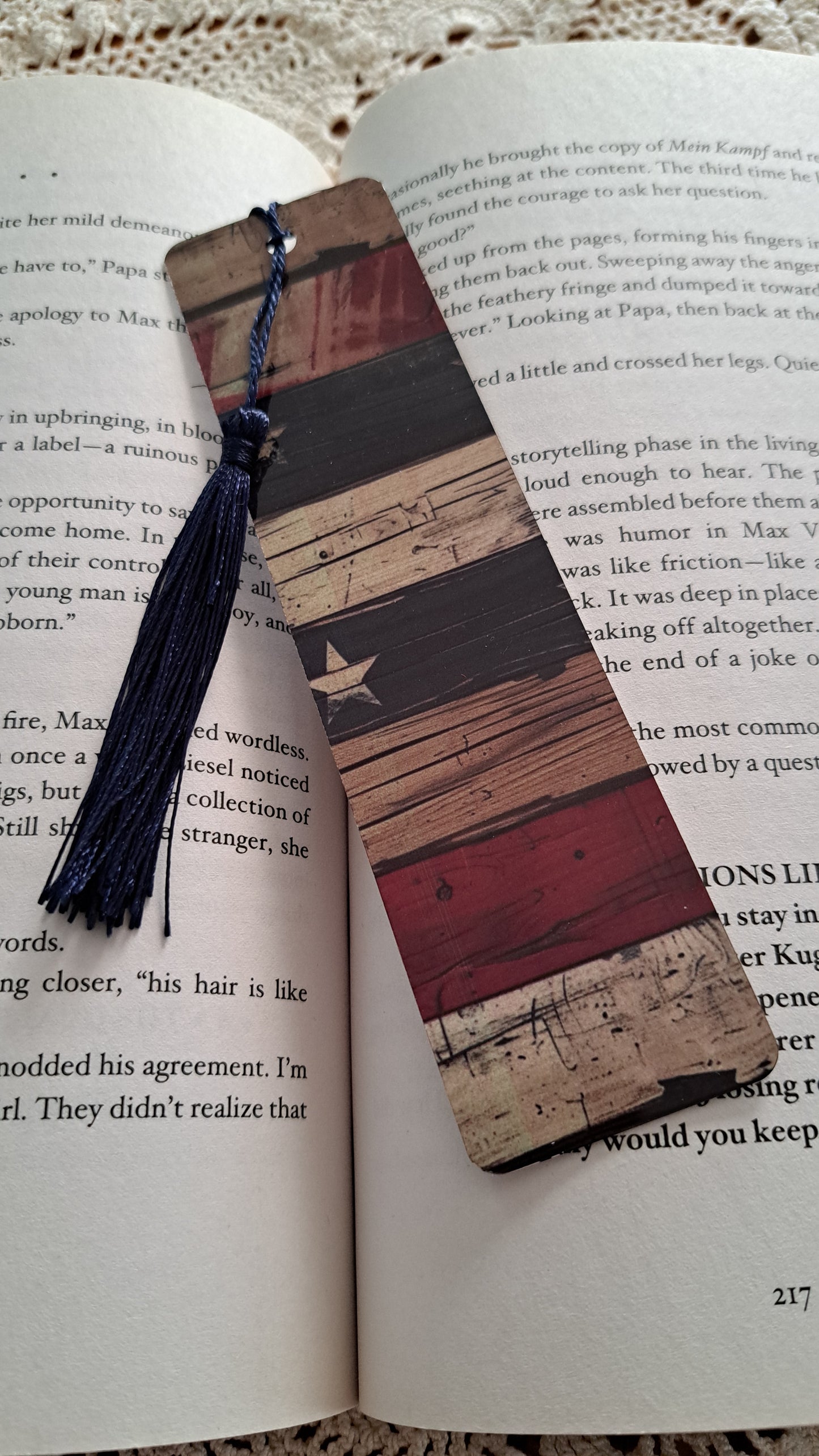 Metal American Flag Bookmark #9