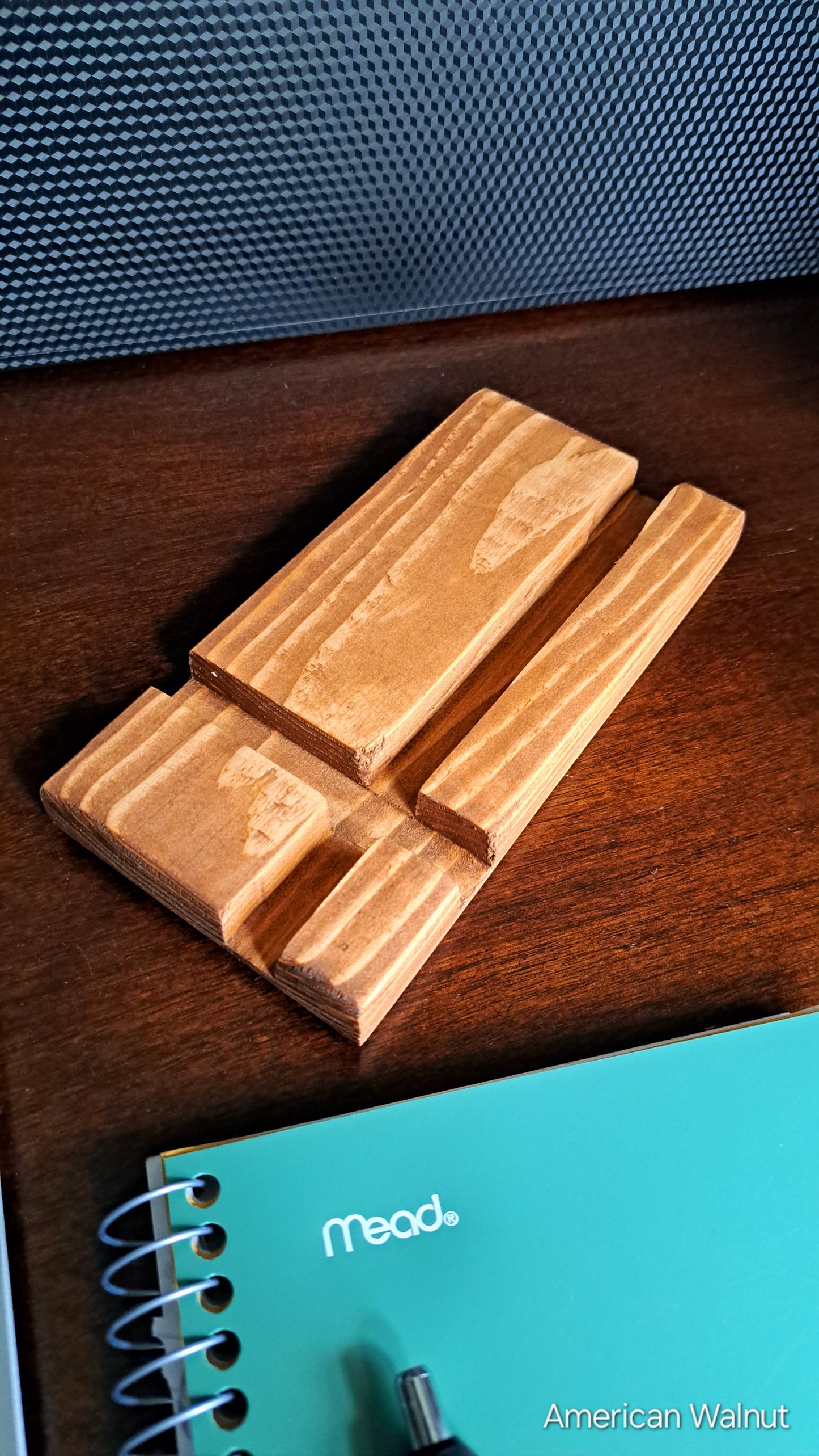 Wood Phone & Tablet Holder American Walnut