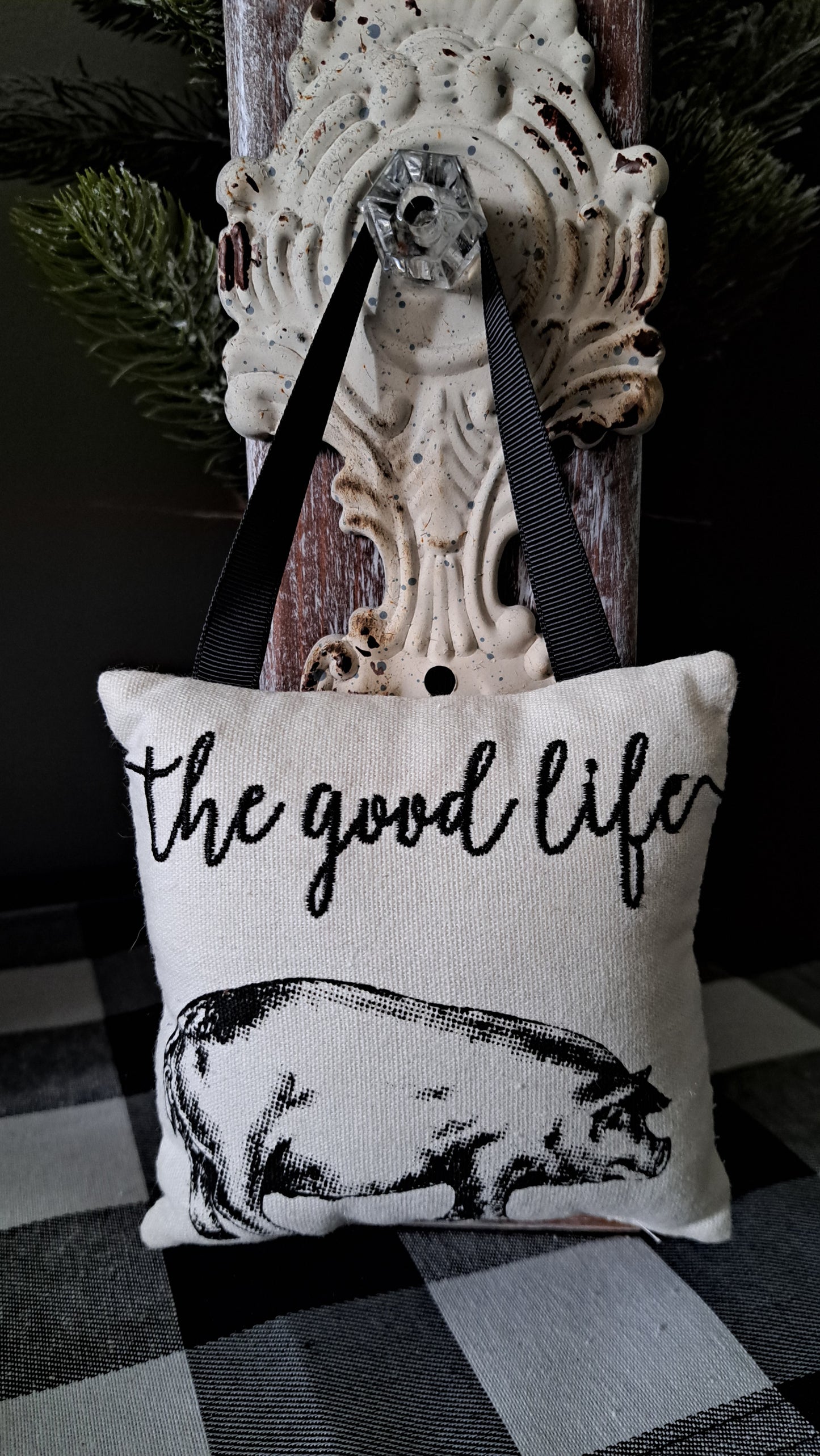 Door Hanging Pillow-The Good Life