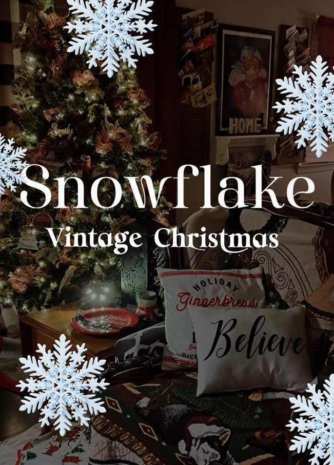 Snowflake Vintage Christmas