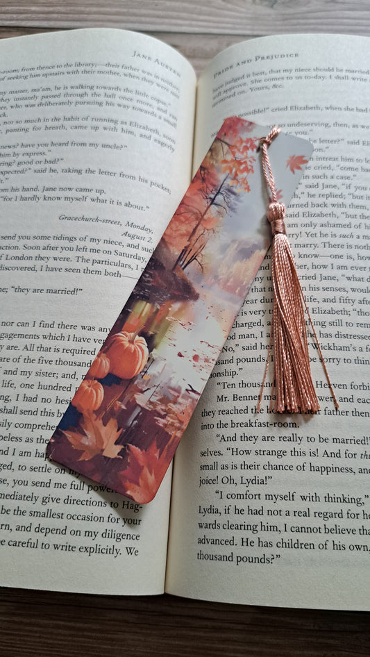 Autumn Scene 1 Page Marker (rose gold)