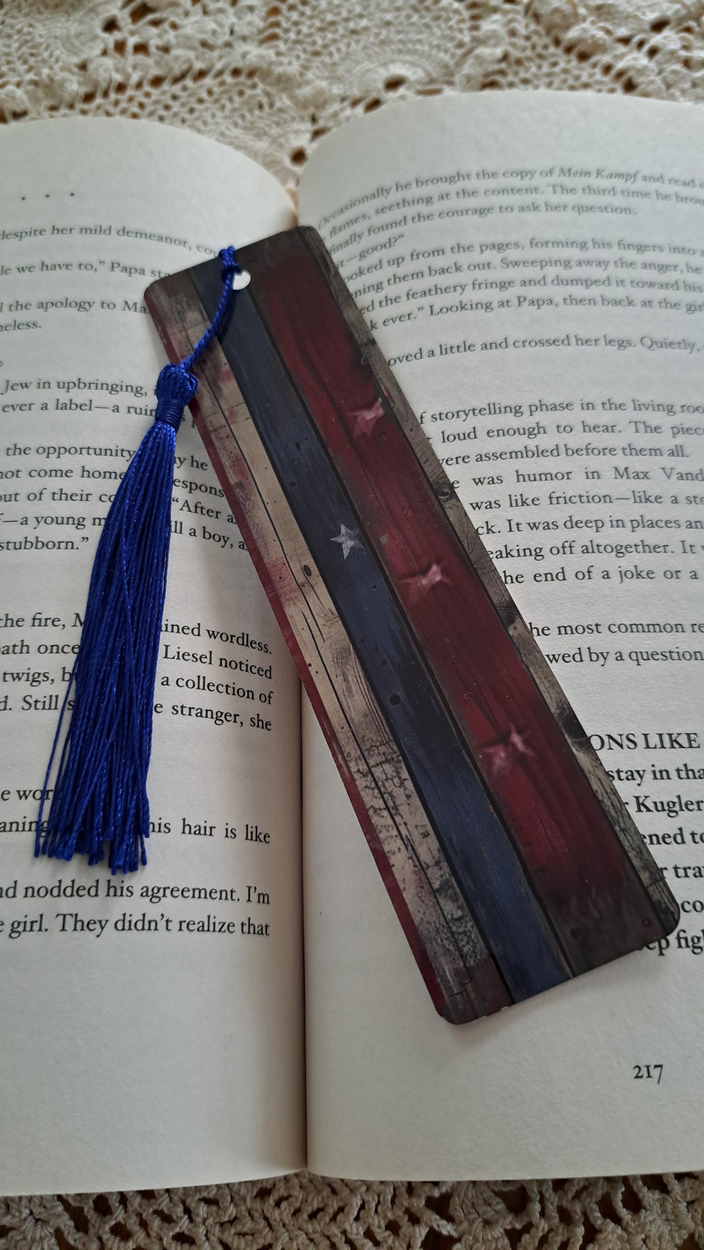 Metal American Flag Bookmark #2
