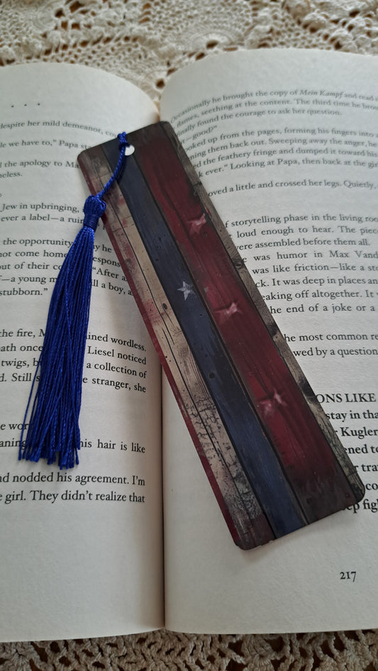 Metal American Flag Bookmark #2