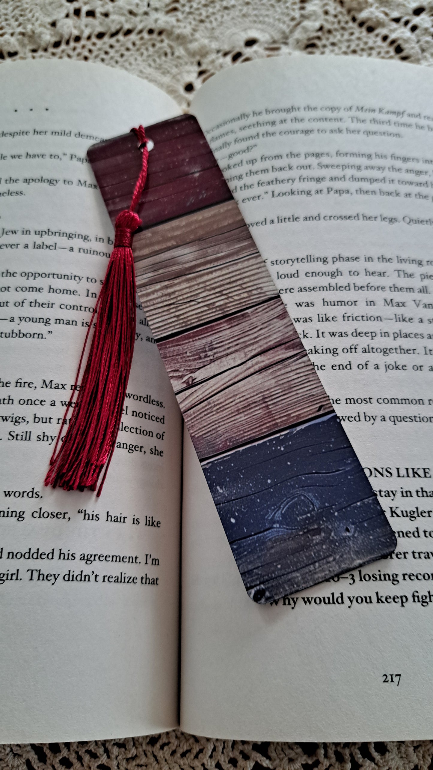 Metal Amercian Flag Bookmark #6