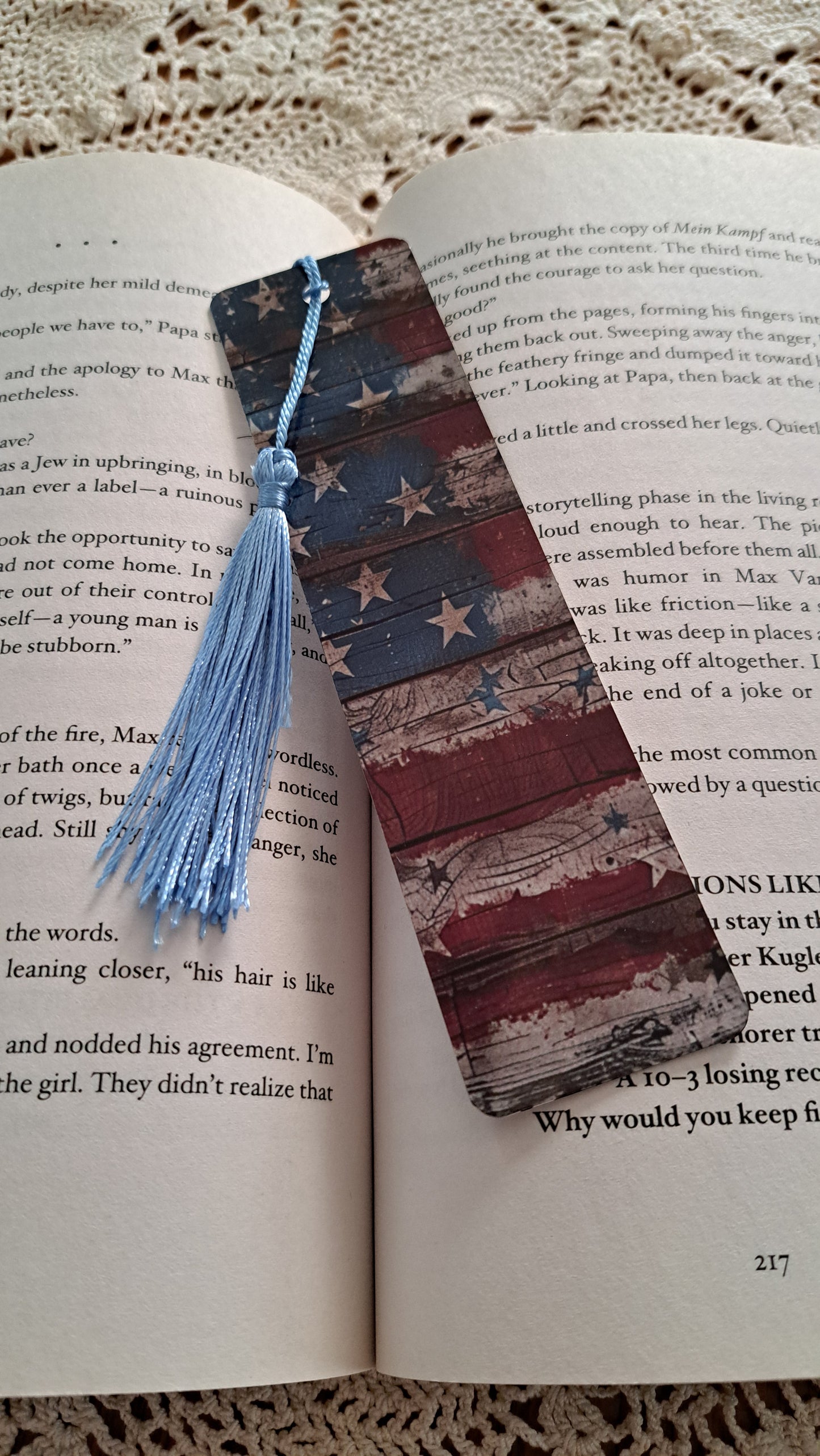 Metal American Flag Bookmark #7