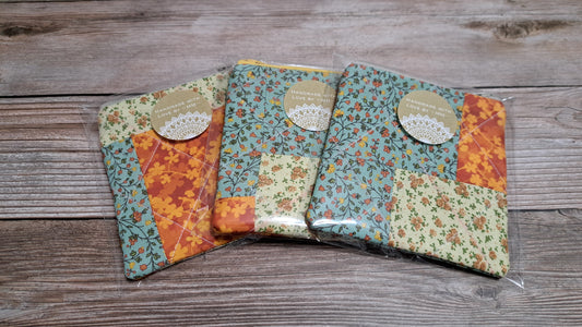 Autumn Patchwork Quilted Zipper Pouch 1