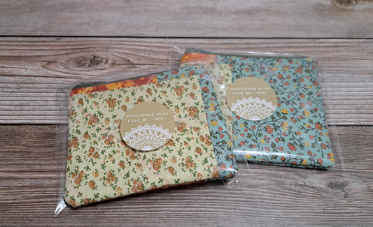 Autumn Patchwork Quilted Zipper Pouch 2