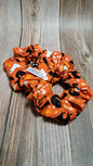 Black Cats, Pumpkins & Ghosts, Oh My! Scrunchies Set of 2
