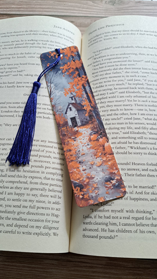 Autumn Scene 11 Page Marker (navy)