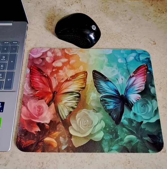 Two Toned Butterfly Neoprene Pad
