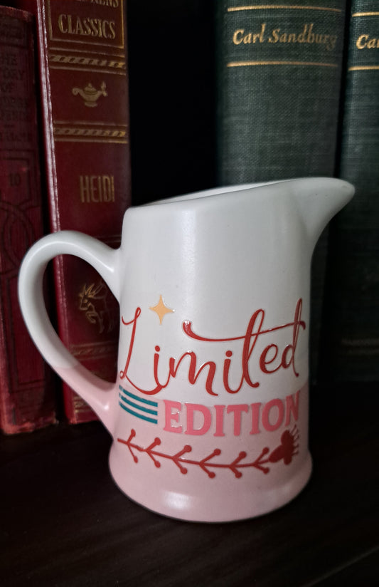 Ombre Pink & White Decor Pitcher-Limited Edition