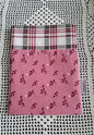 Kindle-Book-Tablet Sleeve Rose, Plaid and Daisy