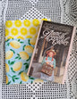 Kindle-Book-Tablet Sleeve Teal/White Lemons with Teal Floral