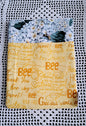 Kindle-Book-Tablet Sleeve Floral/Honey Bee with Daisies