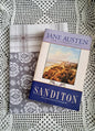 Kindle-Book-Tablet Sleeve Gray & White flourish emblem and stripes