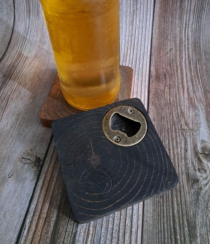 Wood Coasters - Dark Walnut Stain