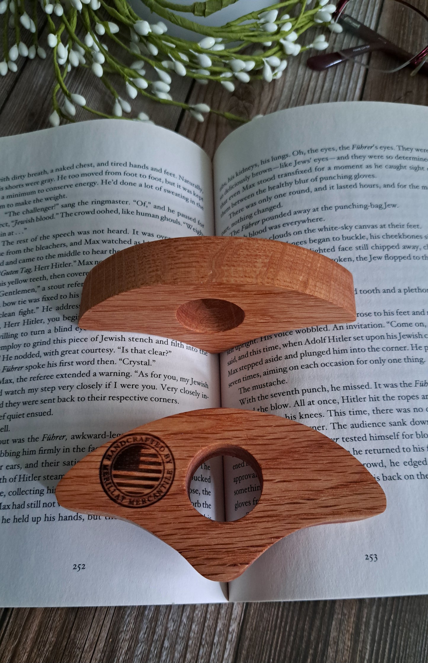 Wooden Page Holder