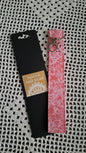 Cotton Pink Watercolor Key Wristlet with Breast Cancer Ribbon Charm