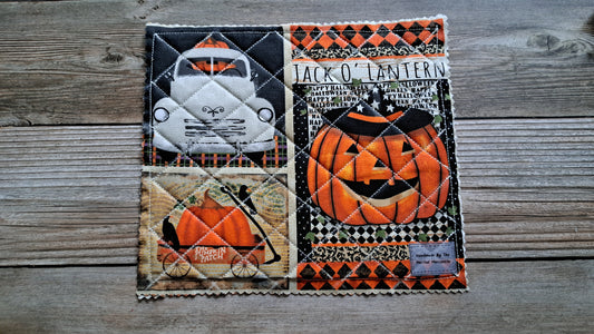 Jack-O-Lantern Cup Rug