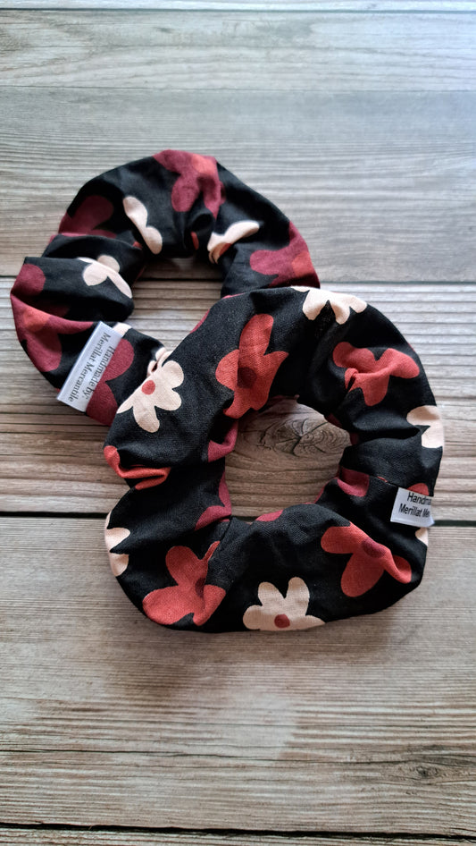 Autumnal Floral Scrunchie Set of 2