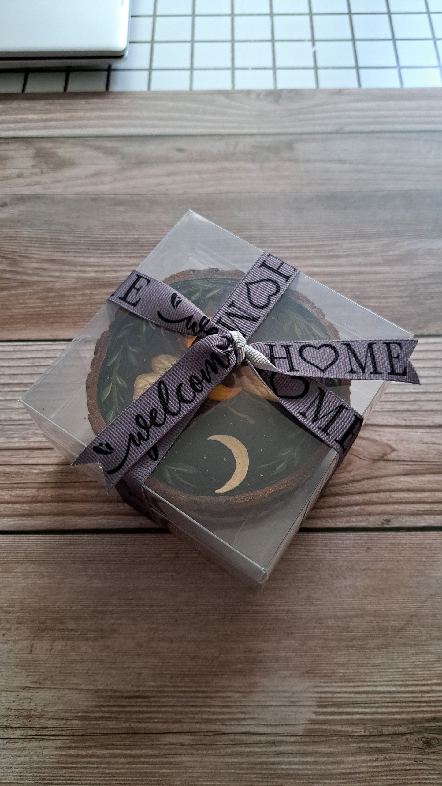 Hand Painted Coasters set of 4
