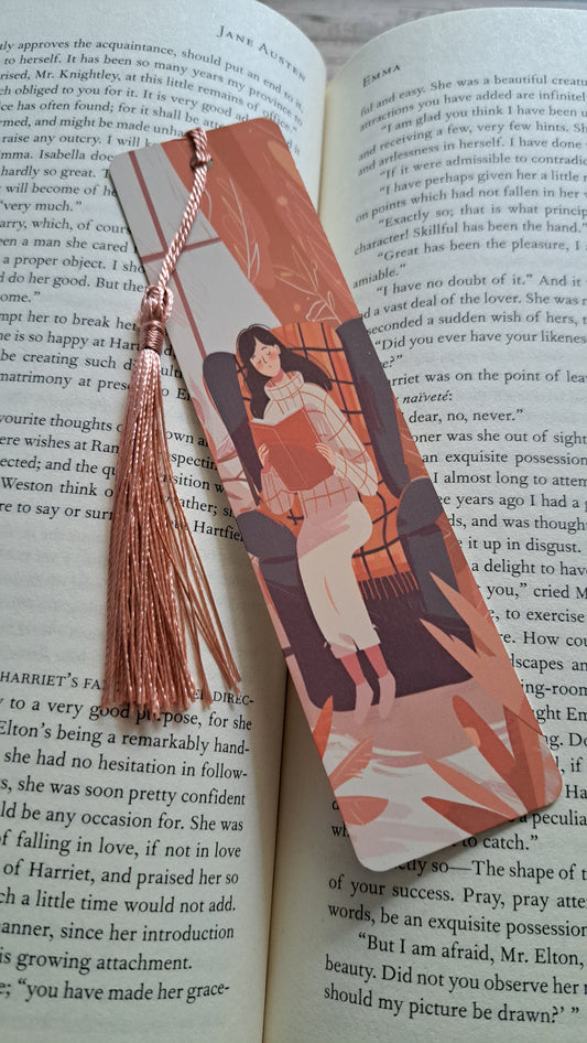 Autumn Reading Page Marker (rose gold)