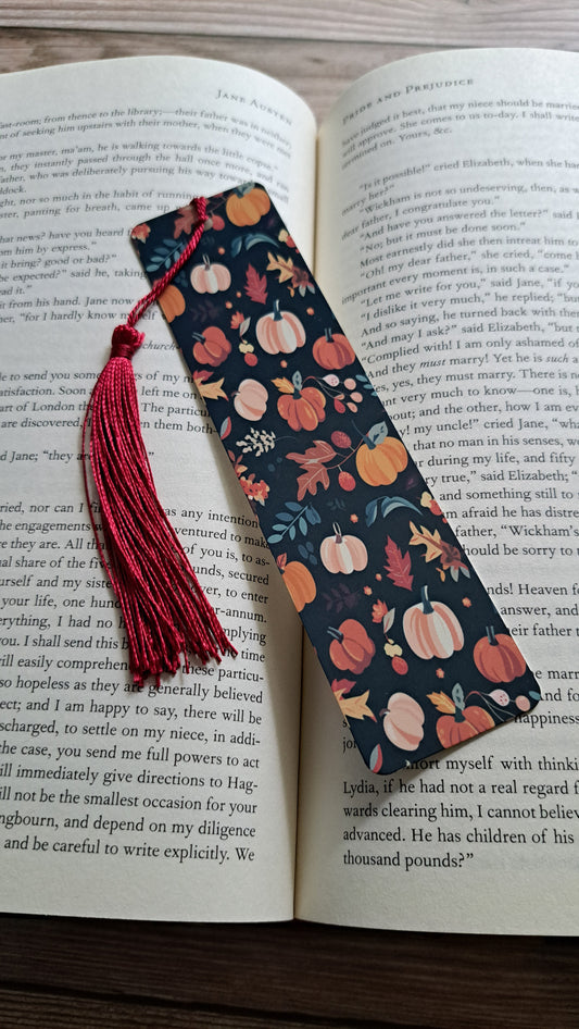 Dark Pumpkins Page Marker (burgundy)