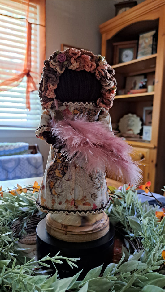 Willow and her Purple Peacock Figure